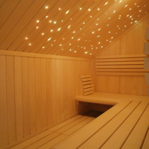 sauna-wnętrze-gwiezdne niebo