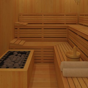 Sauna – wnętrze