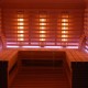 kabina infrared z podświetleniem wnętrza